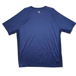 Tommy Bahama Performance T-Shirt Men XL Blue UPF 30 Athletic Golf Fishing Tee